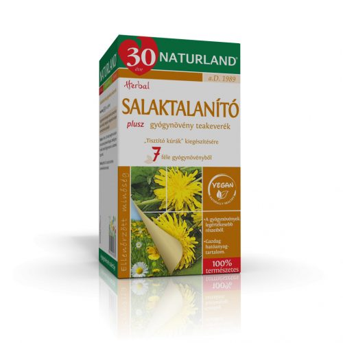 Naturland salaktalanító plusz teakeverék filteres 20x1,75g 35 g