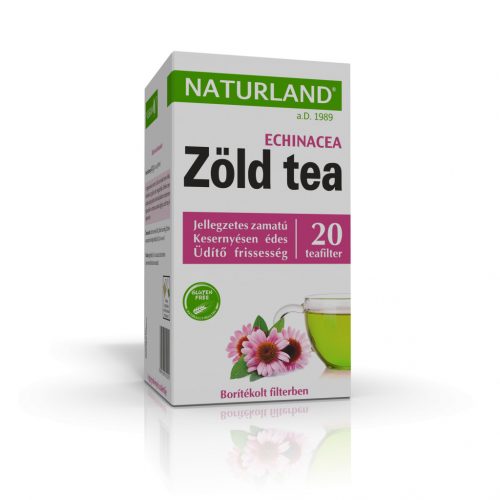 Naturland zöld tea echinaceával filteres 20x2g 40 g