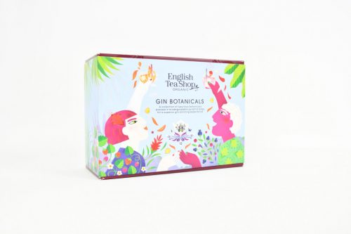 English Tea Shop 12 bio gin fűszer teaválogatás gin partyhoz selyempiramis 24 g