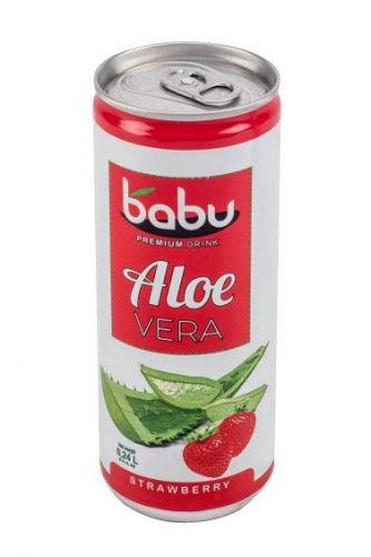 Babu aloe vera üdítőital eper 240 ml