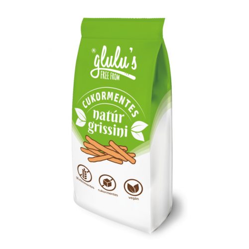 Glulu freefrom cukormentes natúr grissini 70 g