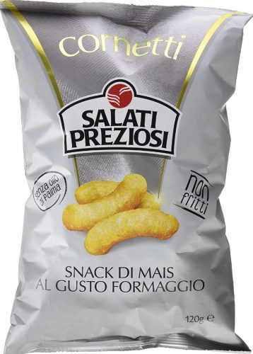 Salatipreziozi cornetti sajtos kukorica snack gluténmentes 110 g