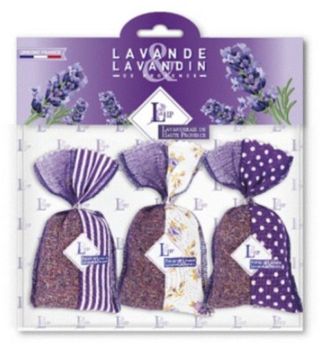 Provence-i levendulával töltött Bicolore Violet natur zsák szett 3x18g 1 db