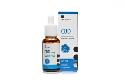 Usa Medical cbd olaj kutyáknak és macskáknak 250mg 30 ml