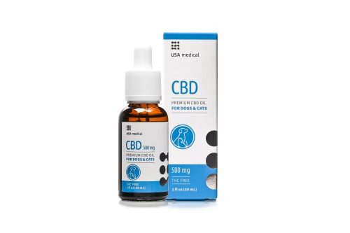 Usa Medical cbd olaj kutyáknak és macskáknak 500mg 30 ml