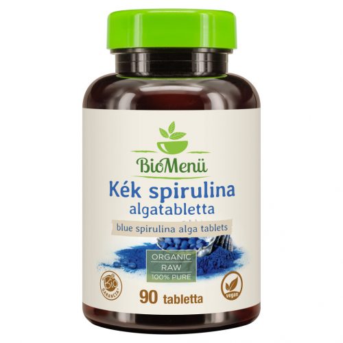 BioMenü bio kék spirulina alga kapszula 90 db