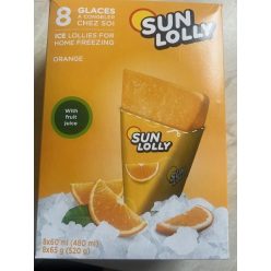   Sunlolly glutén- és laktózmentes jégkrém narancs 8x60ml 480 ml