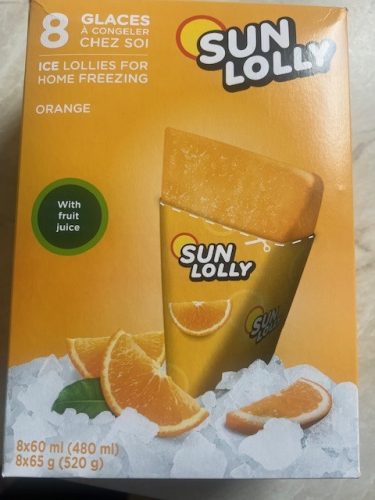 Sunlolly glutén- és laktózmentes jégkrém narancs 8x60ml 480 ml