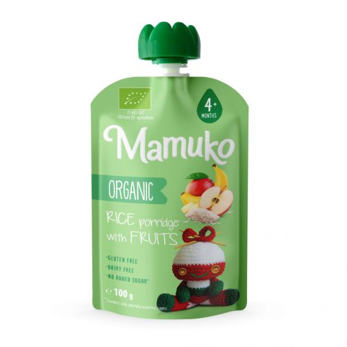 MAMUKO BIO GYÜMÖLCSRIZS PÜRÉ 100 g