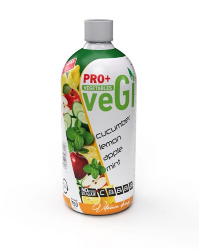 Powerfruit pro+ vegi uborka-citrom-menta ízű üdítőital 750 ml