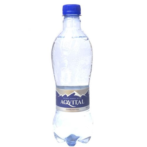 Aqvital szénsavval dúsított természetes ásványvíz 500 ml