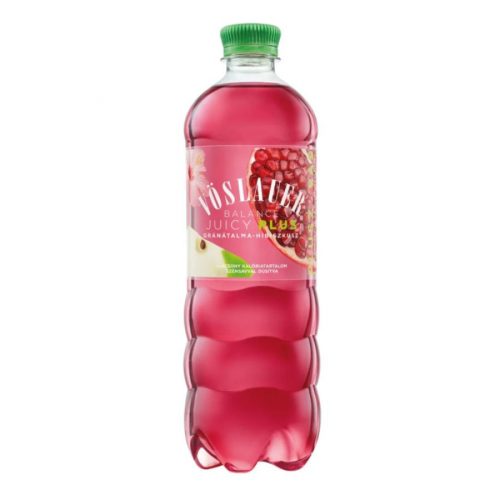 Vöslauer juicy plus ízesített ásványvíz gránátalma hibiszkusz 750 ml