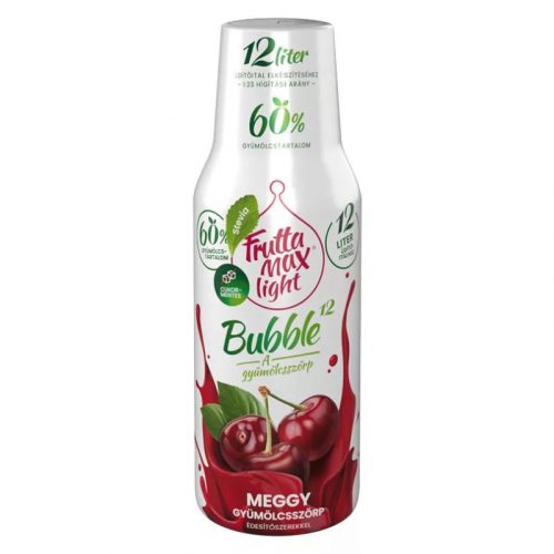 Fruttamax bubble 12 meggy 500 ml