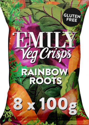 Emily / Veg Crips / Színes szeletelt gyökérzöldségek gluténmentes 100 g