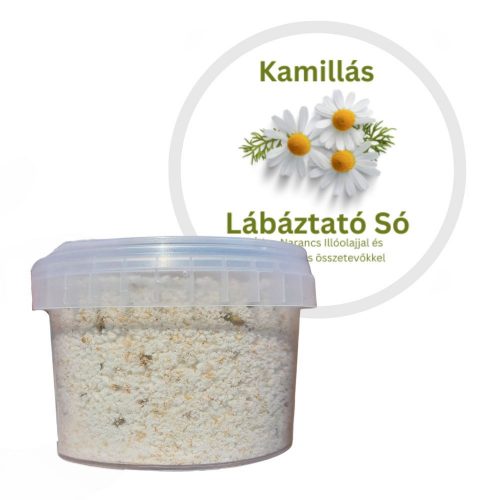 G&A natural products kamillás lábáztató só édesnarancs illóolajjal 120 g