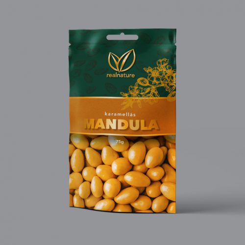 Real Nature karamellás mandula 75 g