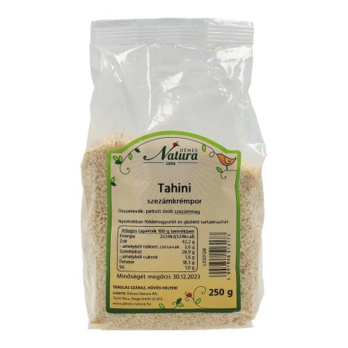 NATURA TAHINI SZEZÁMKRÉMPOR 250G