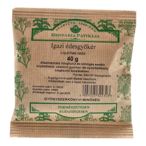 HERBÁRIA ÉDESGYÖKÉR TEA 40 G