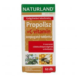 NATURLAND PROPOLISZ+C-VIT.SZOP.TABL.60DB