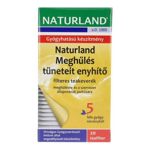 NATURLAND MEGHŰLÉST ENYHÍTŐ TEA 20FILTER