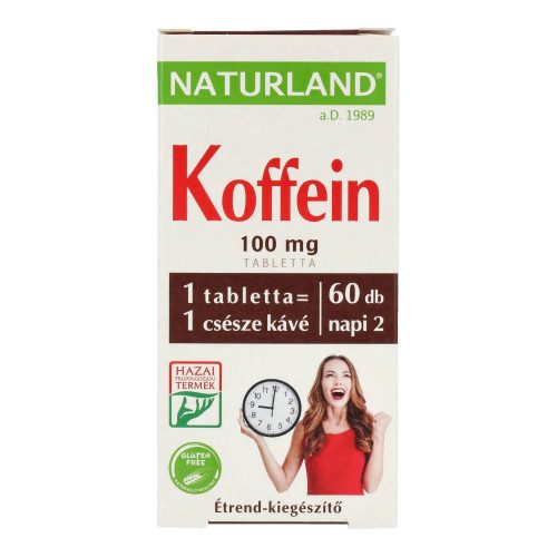 NATURLAND KOFFEIN TABLETTA 60 DB