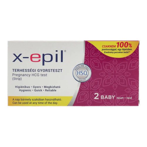 X-EPIL TERHESSÉGI GYORSTESZT 2 DB