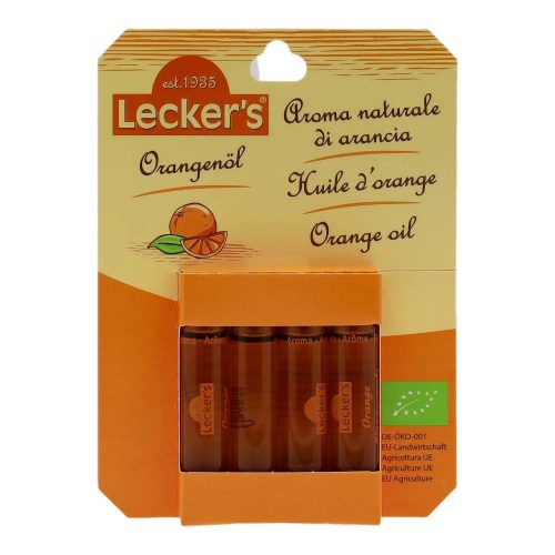 LECKERS BIO NARANCSOLAJ /ÉTKEZÉSI/ 4X2ML