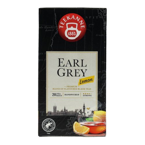 TEEKANNE EARL GREY LEMON FEKETE TEA