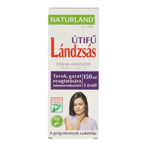 NATURLAND LÁNDZSÁS ÚTIFŰ SZIRUP