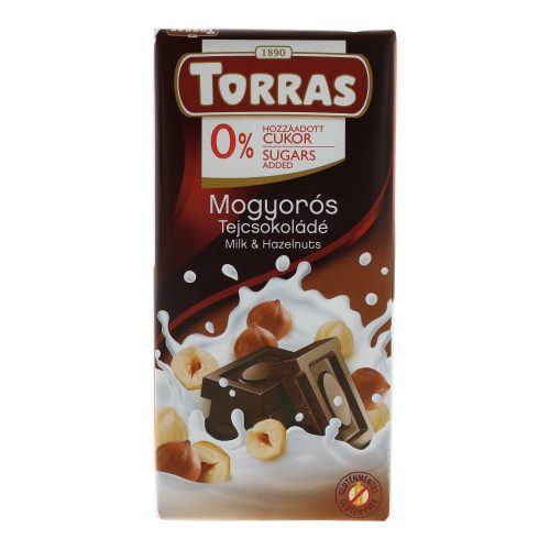 TORRAS TEJCSOKOLÁDÉ MOGYORÓS CM.GM.75G