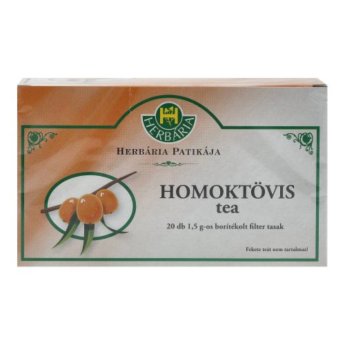 HERBÁRIA HOMOKTÖVIS TEA FILTERES