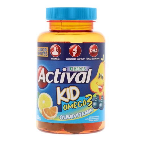 BÉRES ACTIVAL KID OMEGA-3 GUMIVITAMIN