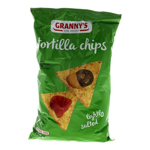 GRANNYS TORTILLA CHIPS ENYH.SÓS GM 90N