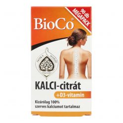 BIOCO KALCI-CITRÁT+D3-VITAMIN FILMTABL.