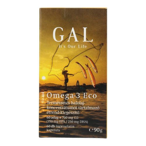 GAL OMEGA-3 ECO LÁGYZSELATIN KAPSZ.700MG