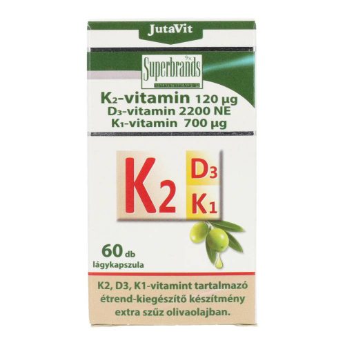 JUTAVIT K2+D3+K1-VITAMIN LÁGYKAPSZULA