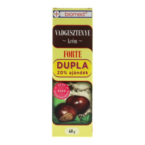 BIOMED VADGESZTENYE KRÉM FORTE DUP.2X60G