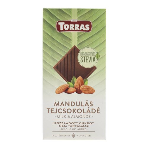 TORRAS STEVIA TEJCSOKI MANDULA GM.HCM