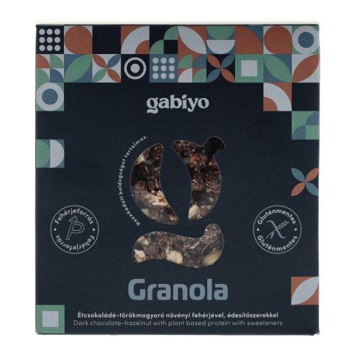 GABIYO GRANOLA ÉTCSOKI-TÖRÖKMOGYORÓ 275G