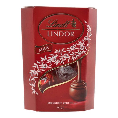 LINDOR TEJCSOKOLÁDÉ GOLYÓK DÍSZDOBOZ 50G