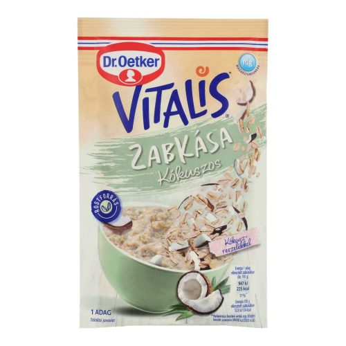 DR.OETKER VITÁLIS ZABKÁSA KÓKUSZOS