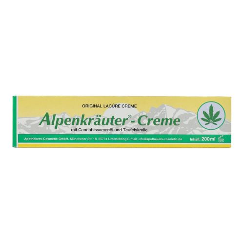 ALPENKRAUTER KRÉM KANNABISZ-ÖRDÖGCSÁKLYA