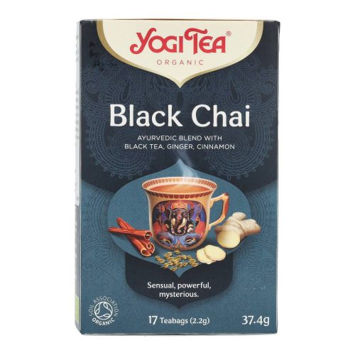 YOGI BIO TEA FEKETE CHAI