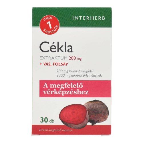 INTERHERB NAPI1 CÉKLA EXTRAKT.200MG KAP