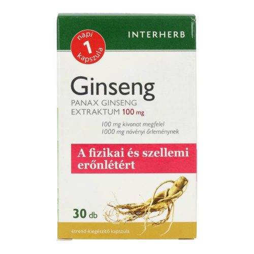 INTERHERB NAPI1 GINSENG PANAX EXTR. KAP.