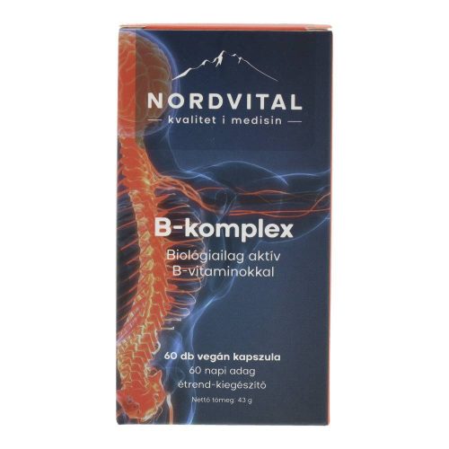 NORDVITAL B-KOMPLEX VEG. KAPSZULA 60DB