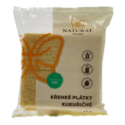 NATURAL EXTRUD. KUKORICASZELETEK 75G