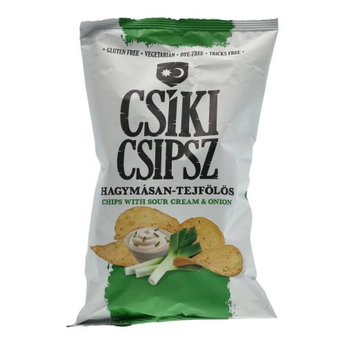 CSÍKI CSIPSZ HAGYMÁS-TEJFÖLÖS 120G