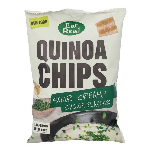 EAT REAL QUINOA CHIPS TEJFÖL-HAGYMA 90G