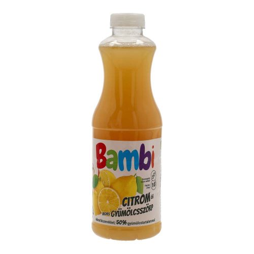 BAMBI LIGHT GYÜM.SZÖRP CITROM 1000ML DRS